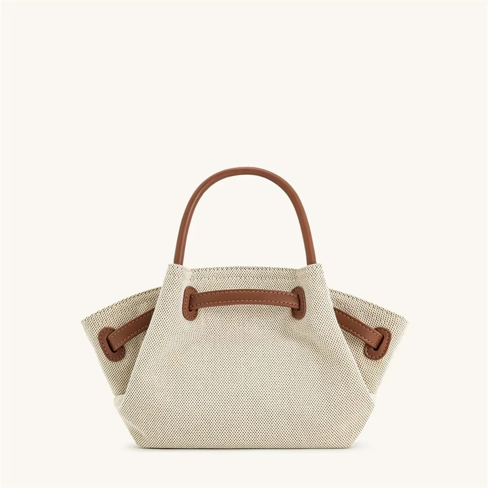 Women's Canvas Brown Crossbody
