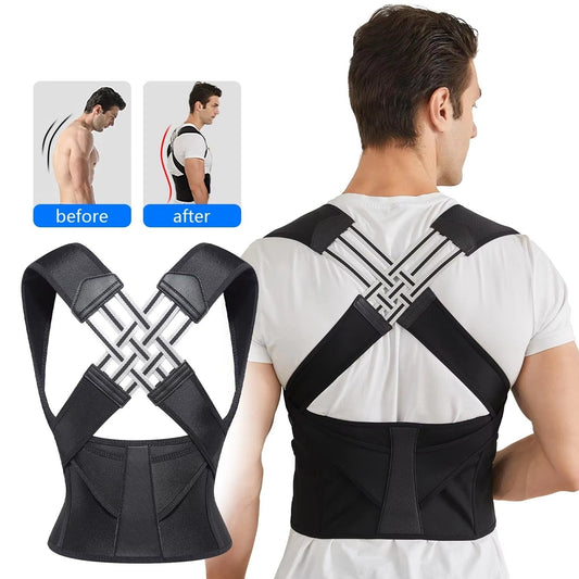 Back Brace Posture Corrector Adjustable Shoulder Pain Relief