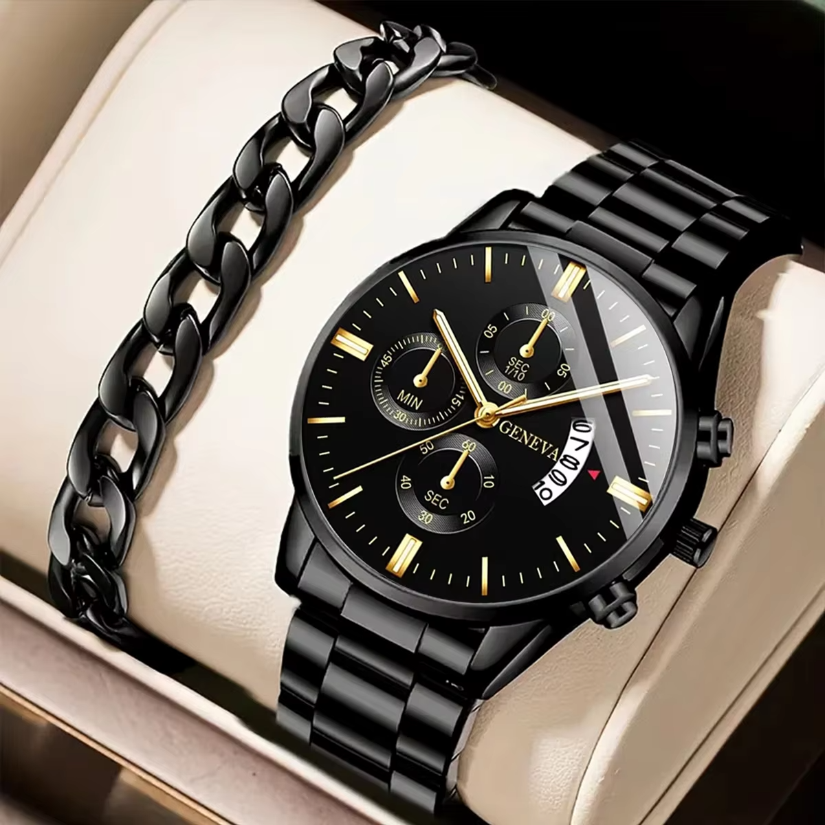 Fashion Men Stainless Steel Watch