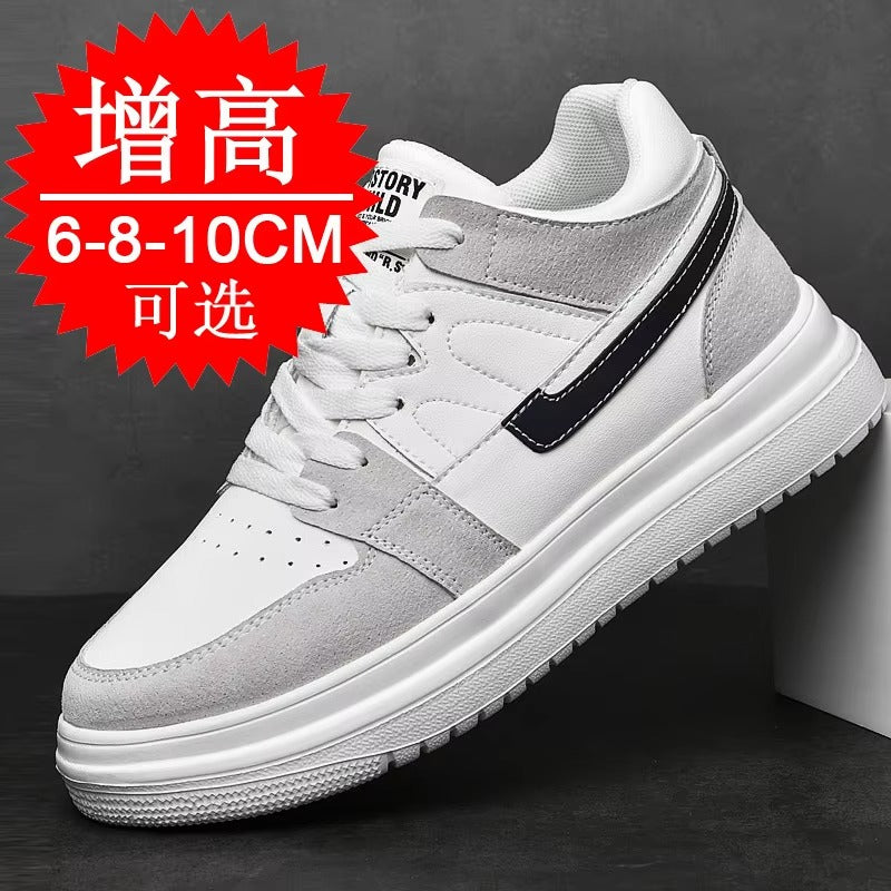 Men Elevator Shoes Heightening Sneakers