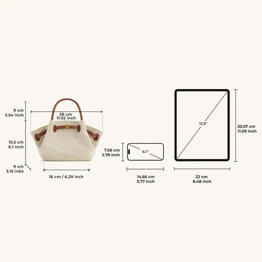 Women's Canvas Brown Crossbody