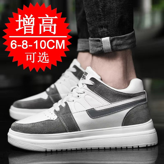 Men Elevator Shoes Heightening Sneakers
