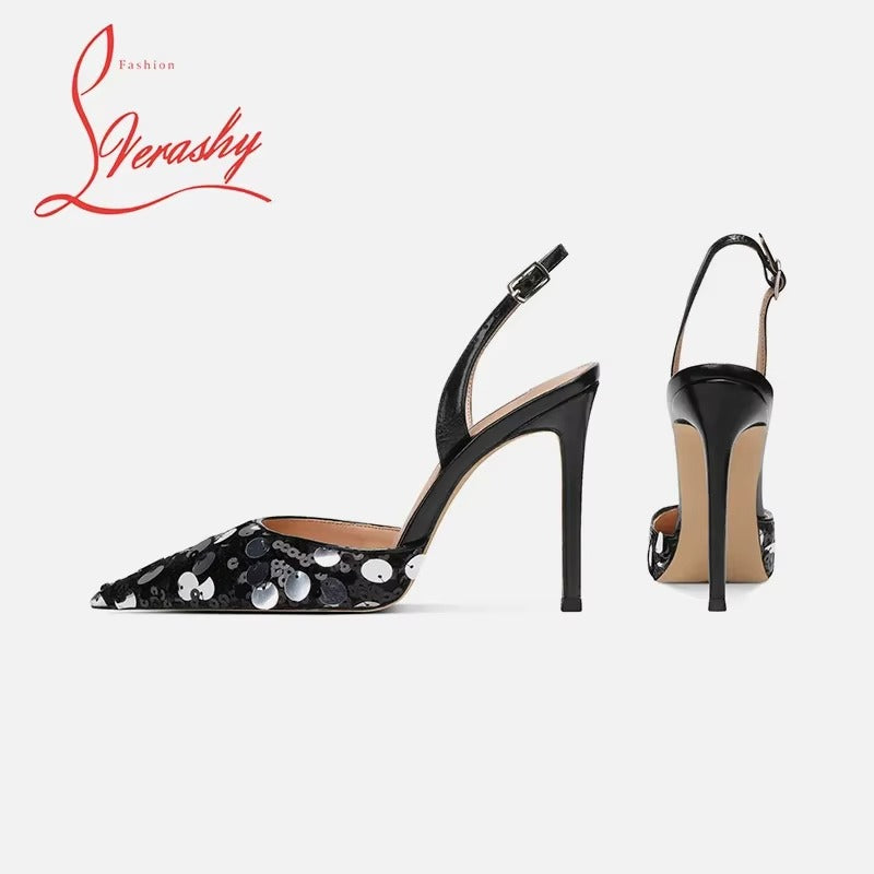 Green high-heeled