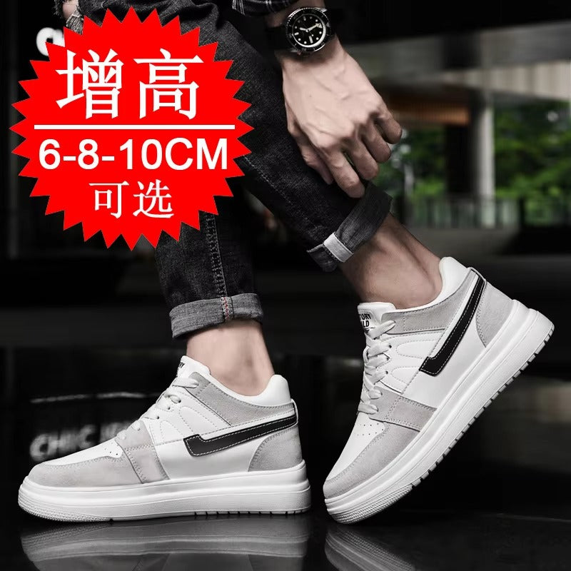 Men Elevator Shoes Heightening Sneakers
