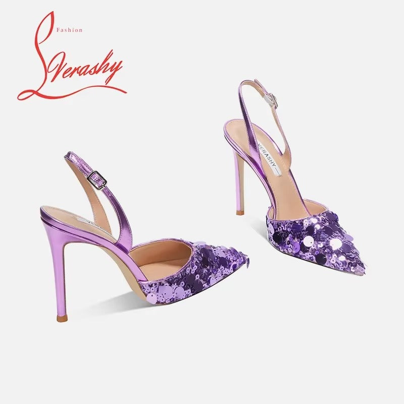 Green high-heeled