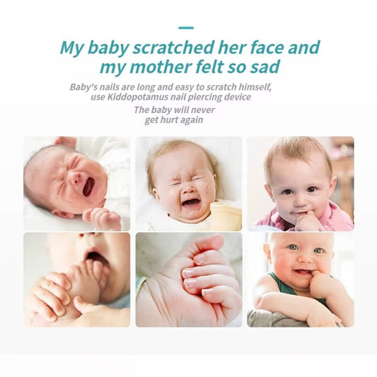 Electric Baby Nail Trimmer Safe Newborn Nail Care Tool