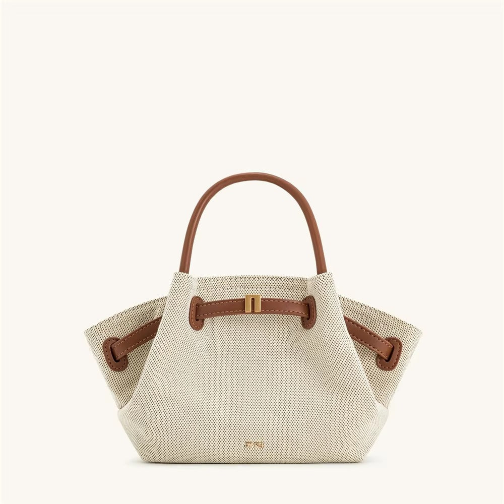 Women's Canvas Brown Crossbody