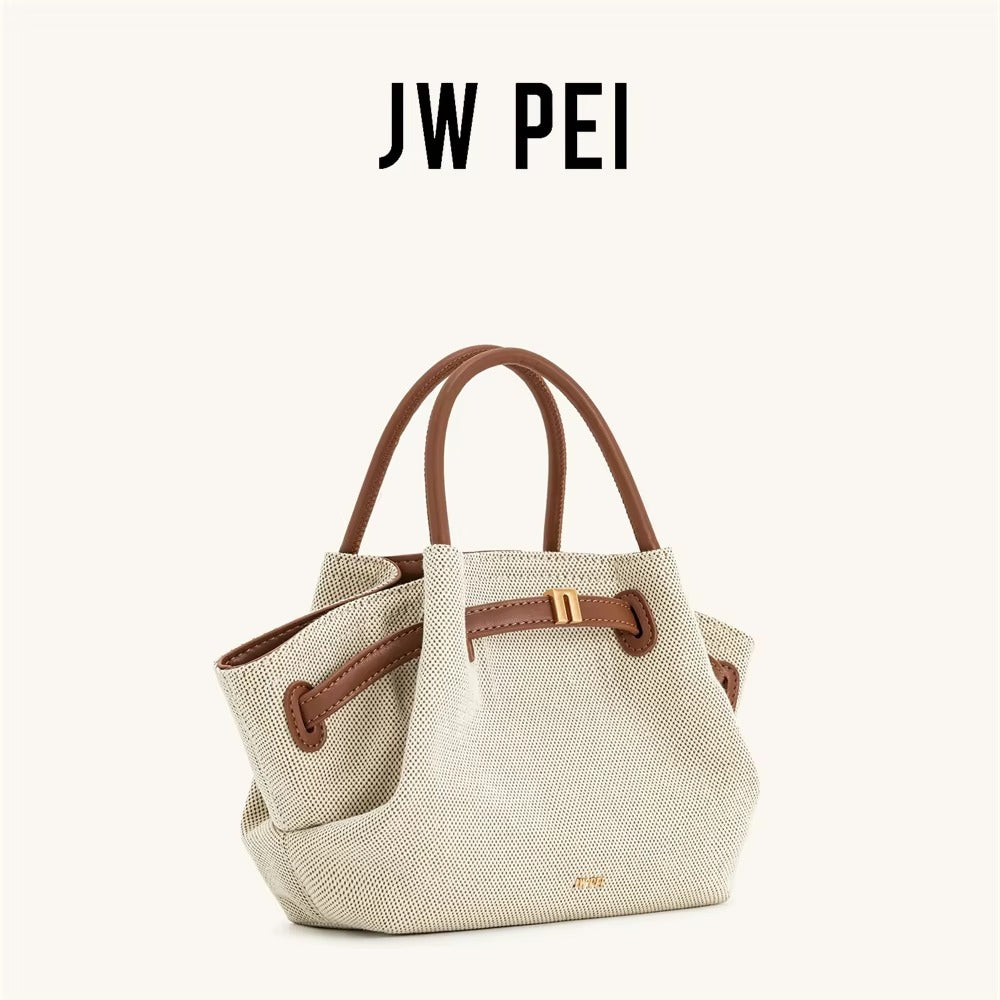 Women's Canvas Brown Crossbody