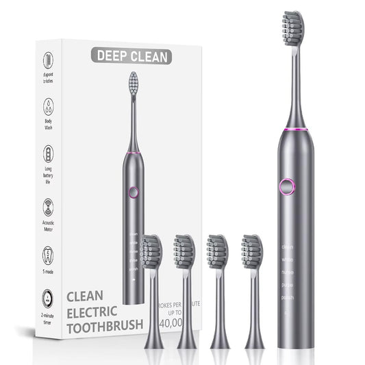 Electric Toothbrush Adult Automatic Charging Sound Waves Soft Bristles